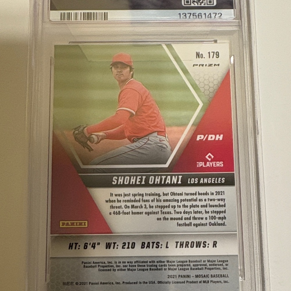 2021 Mosaic Shohei Ohtani Camo Pink Card - Picture 6 of 6